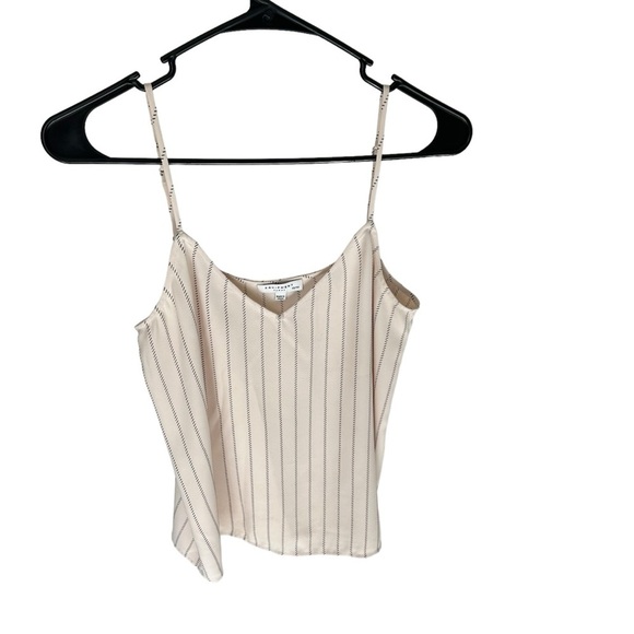 Equipment Femme Women’s Layla Striped Cami Blouse in Ivory/Black Size XS - Picture 4 of 7